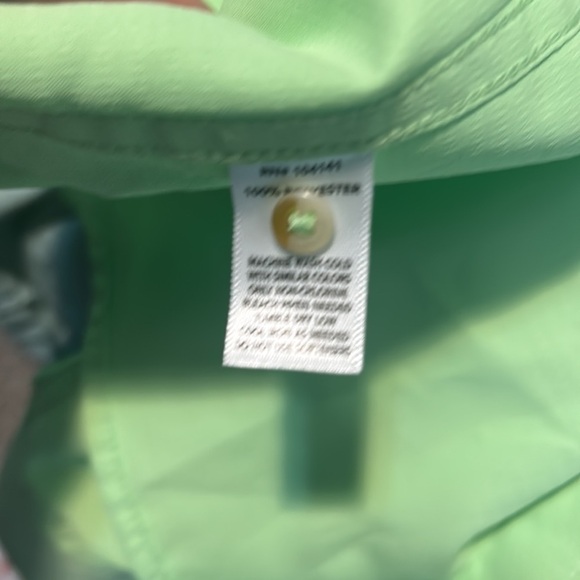 Field & Stream Bright Green Fishing Shirt Small Tab Sleeves - Picture 6 of 6